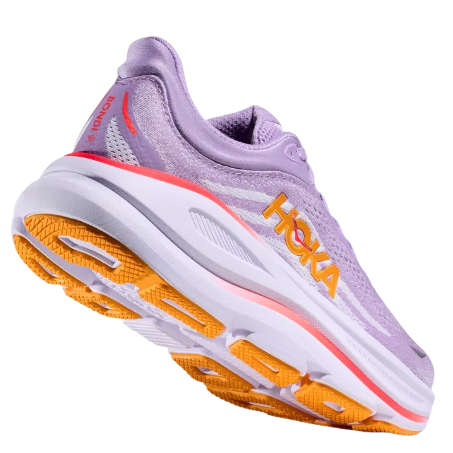 Hoka Women's Bondi 9 (B) Aster Flower / Starlight Glow - shoeguru-au