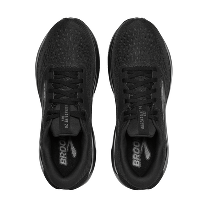Brooks Women's Adrenaline GTS 24 (2E) Black / Black - shoeguru-au