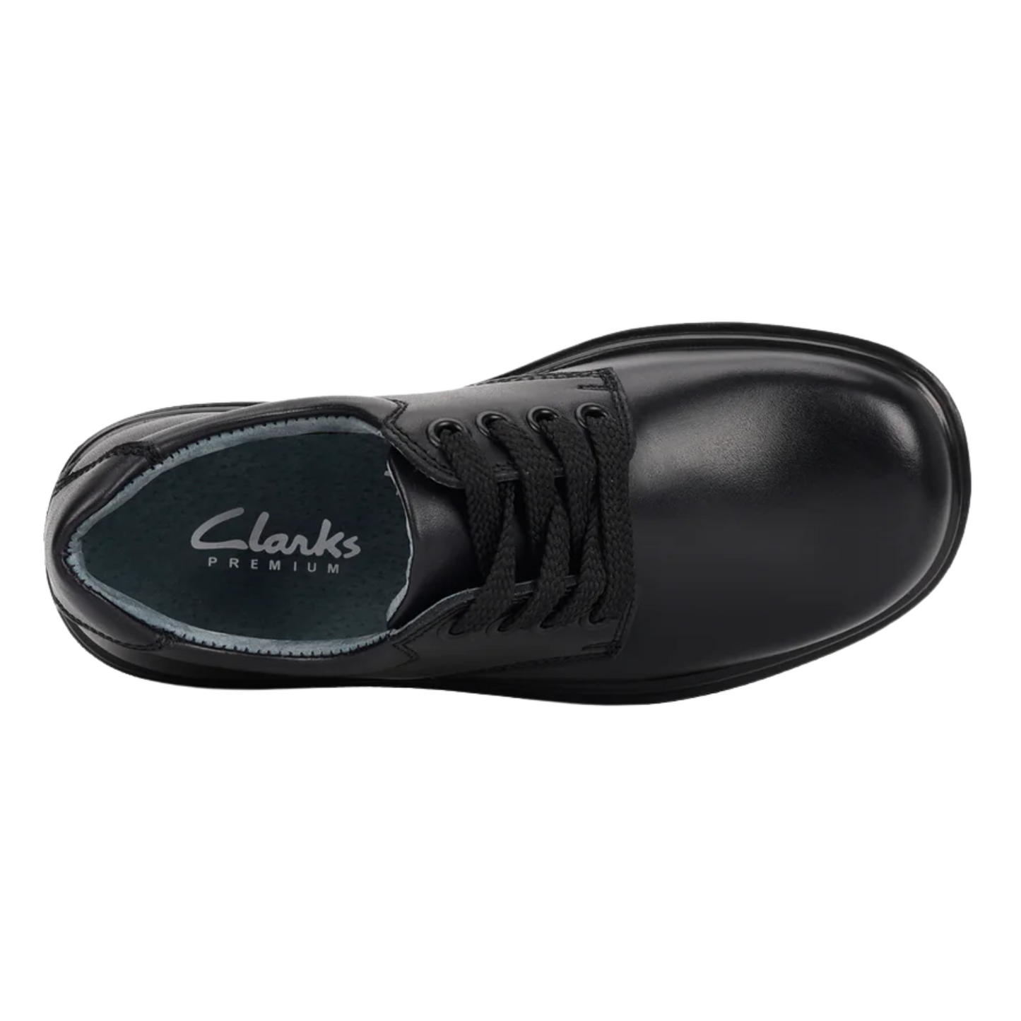 Clarks Daytona Youth (G) Black - shoeguru-au