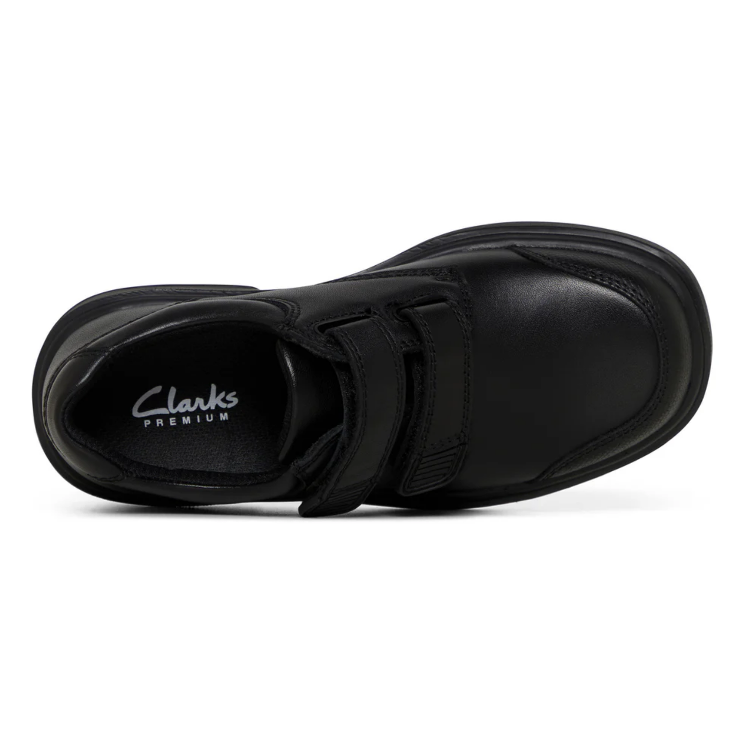 Clarks Discovery Scuff Resistant Toe (E) Black - shoeguru-au