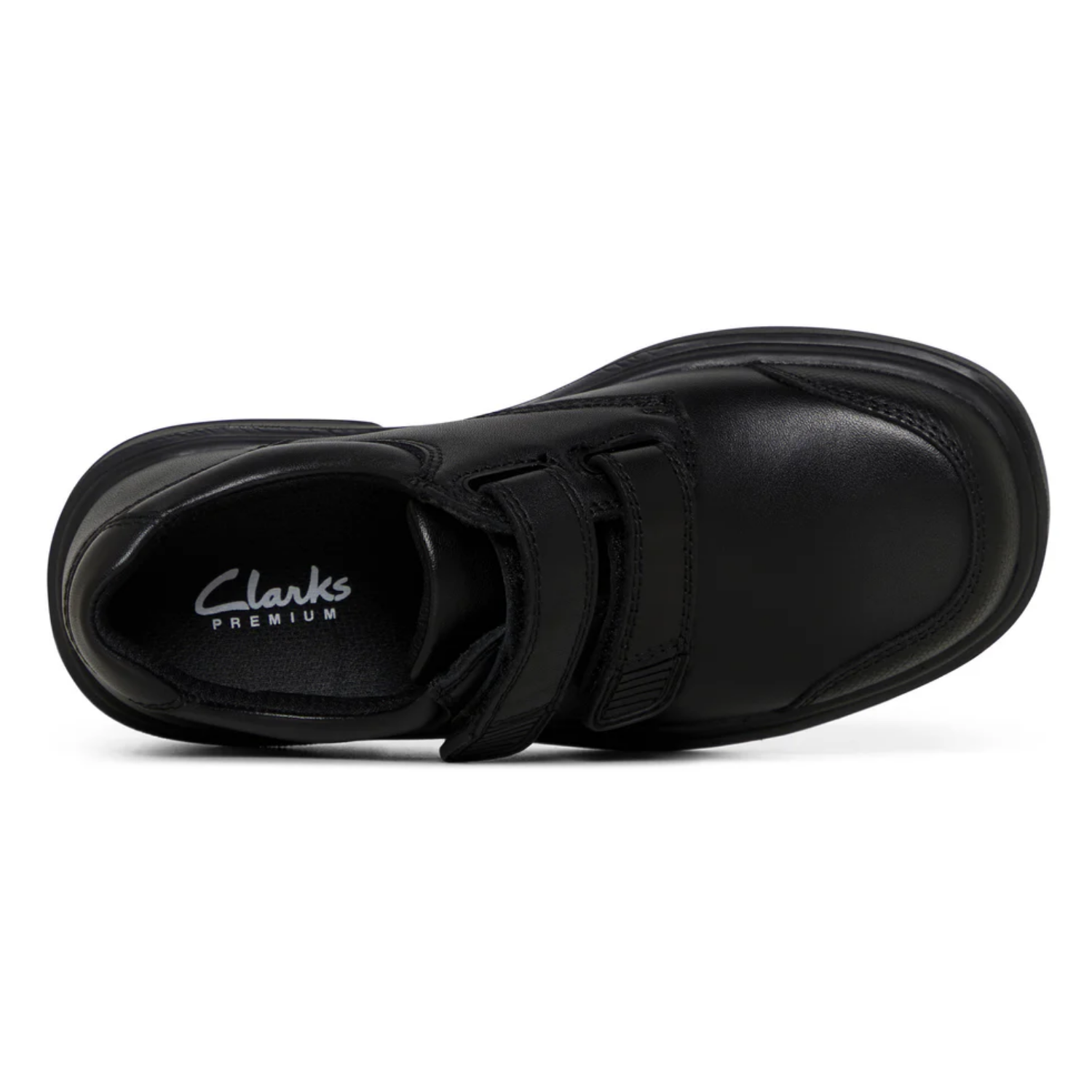 Clarks Discovery Scuff Resistant Toe (E) Black - shoeguru-au