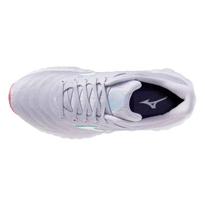 Mizuno Women's Wave Sky 8 (B) Thistle / White / Camellia Rose - shoeguru-au