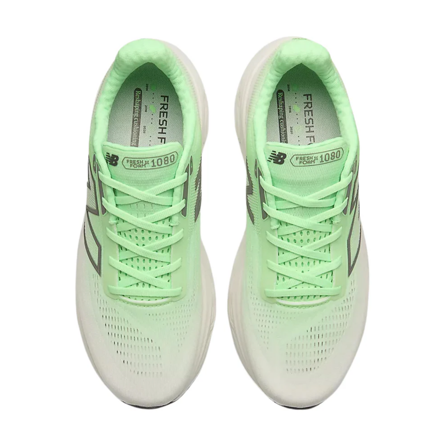 New Balance Men's 1080V14 (D) Electric Jade / Reflection / Dark Silver Metallic - shoeguru-au