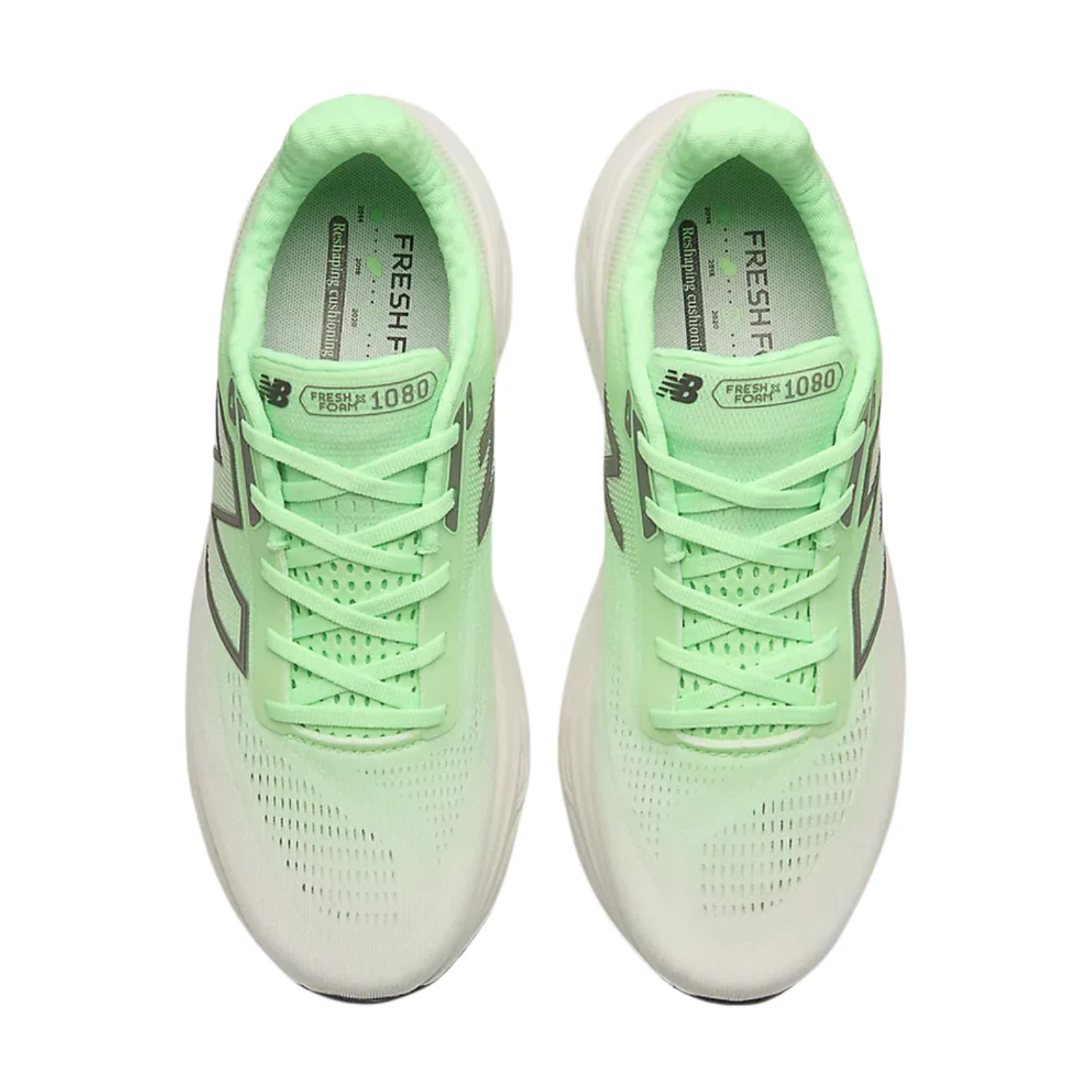 New Balance Men's 1080V14 (D) Electric Jade / Reflection / Dark Silver Metallic - shoeguru-au