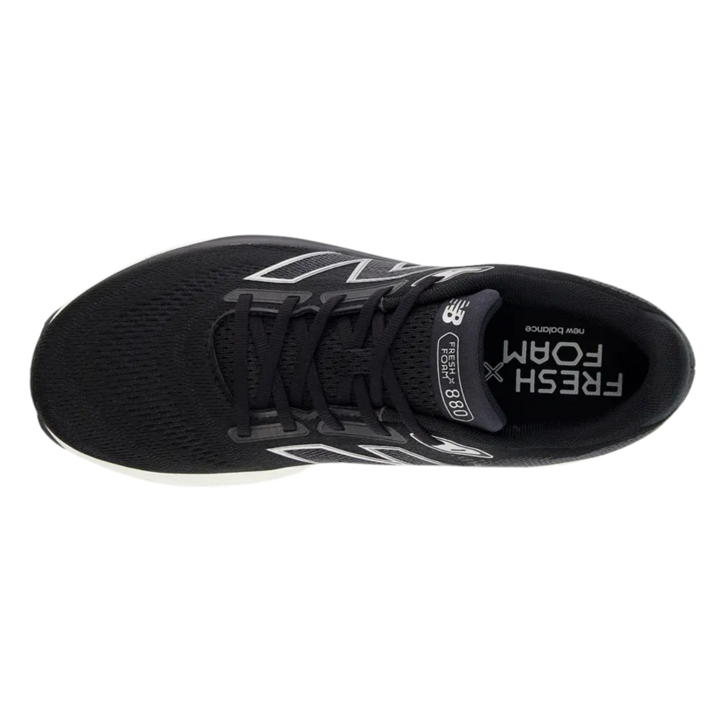 New Balance Men's 880 v14 (2E) Black / Sea Salt / Silver Metallic - shoeguru-au