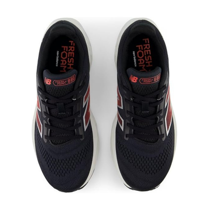 New Balance Men's 880 v14 (2E) Black / Silver Metallic / Neo Flame - shoeguru-au