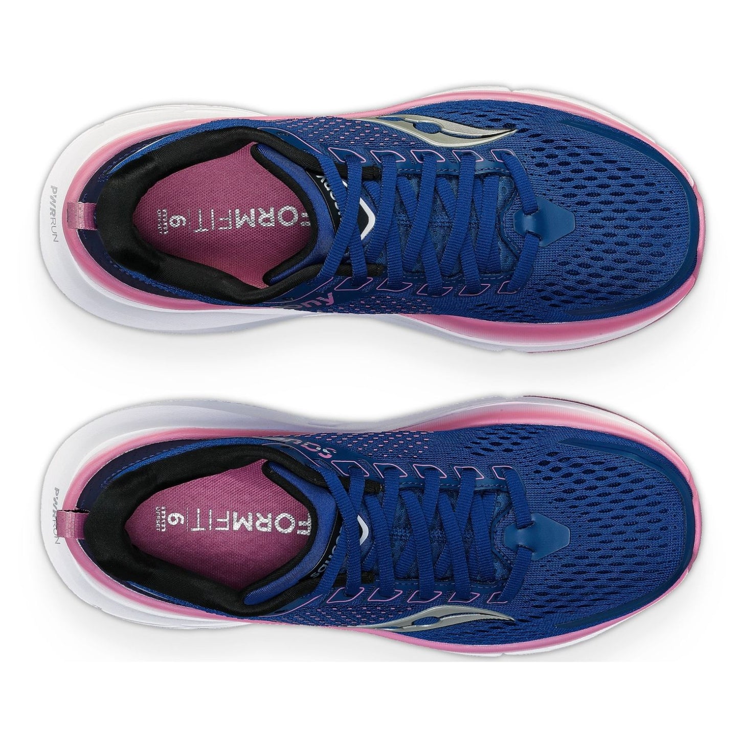 Saucony Women's Guide 17 (B) Navy / Orchid - shoeguru-au