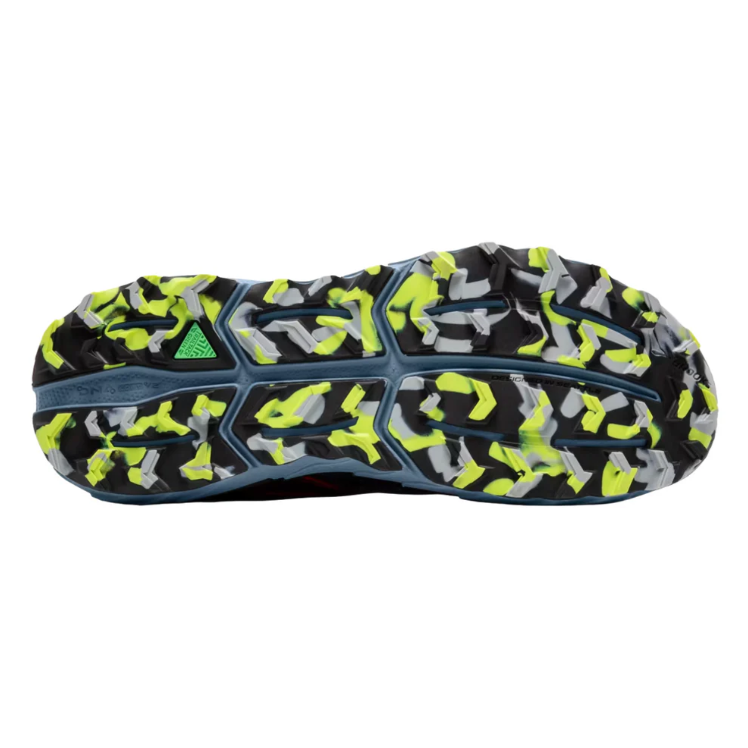 Brooks Men's Cascadia 18 (2E) Citadel / Ebony / Lime - shoeguru-au