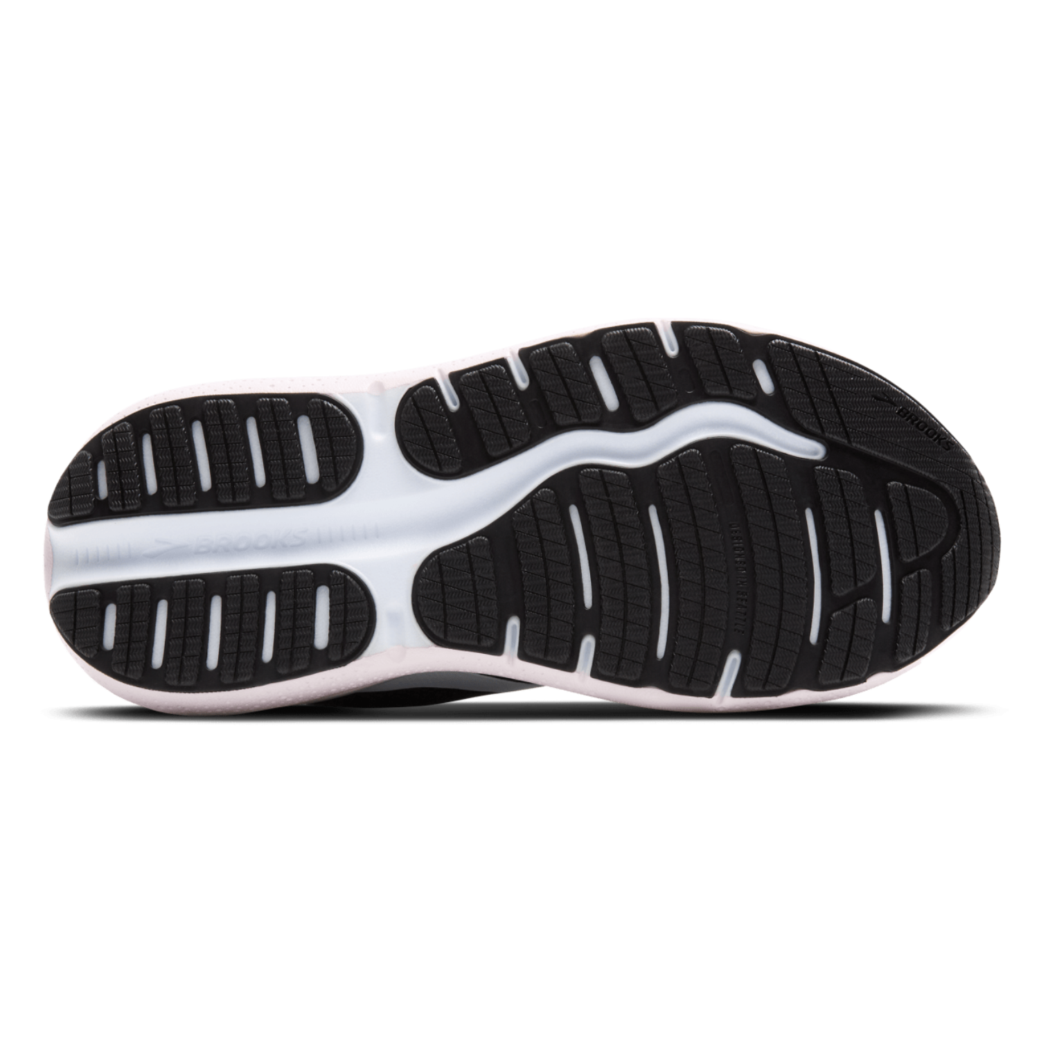Brooks Women’s Ghost Max 2 (B) Black / White / Orchid Ice - shoeguru-au