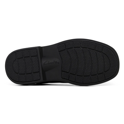 Clarks Discovery Scuff Resistant Toe (E) Black - shoeguru-au