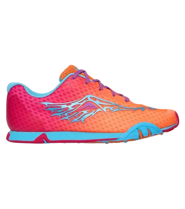 Ascent Phoenix Junior Pink Flame Little Athletics style running shoe - shoeguru-au