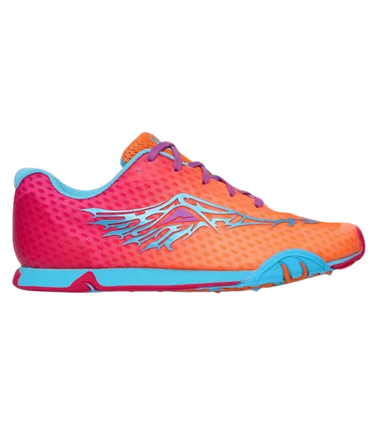 Ascent Phoenix Junior Pink Flame Little Athletics style running shoe - shoeguru-au