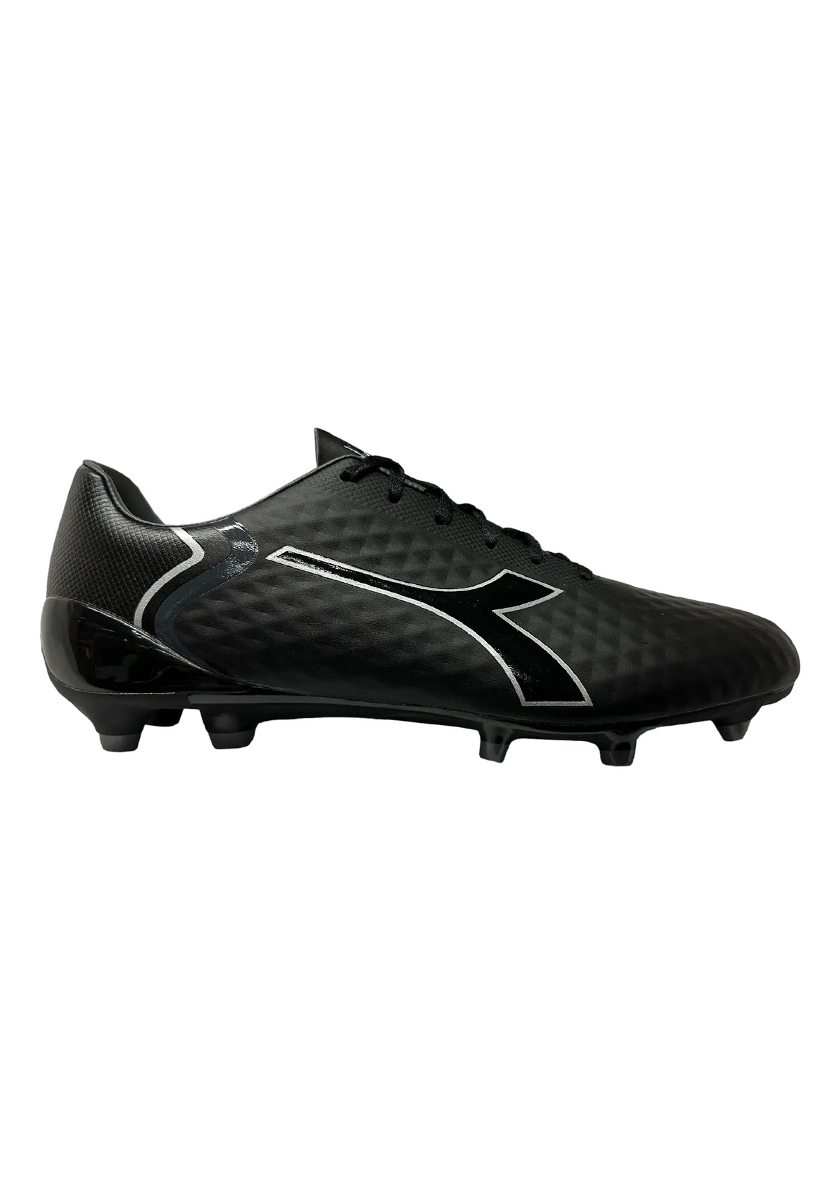 Diadora Men's Sabre Football Boot Black / Silver - shoeguru-au