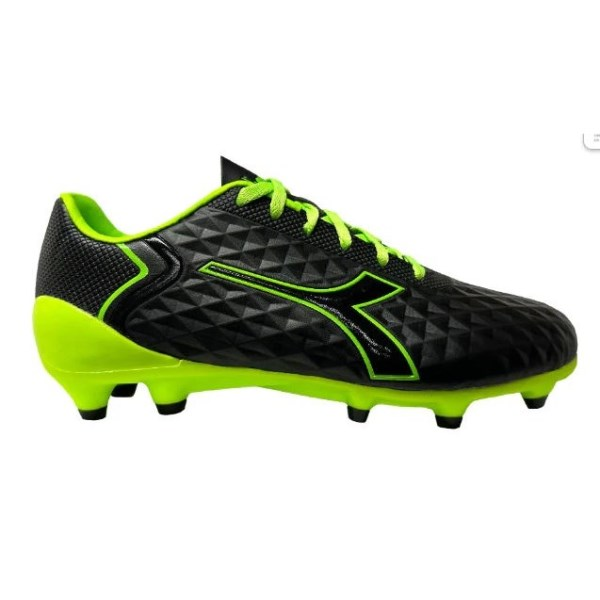 Diadora Men's Sabre Football Boot Black / Green - shoeguru-au