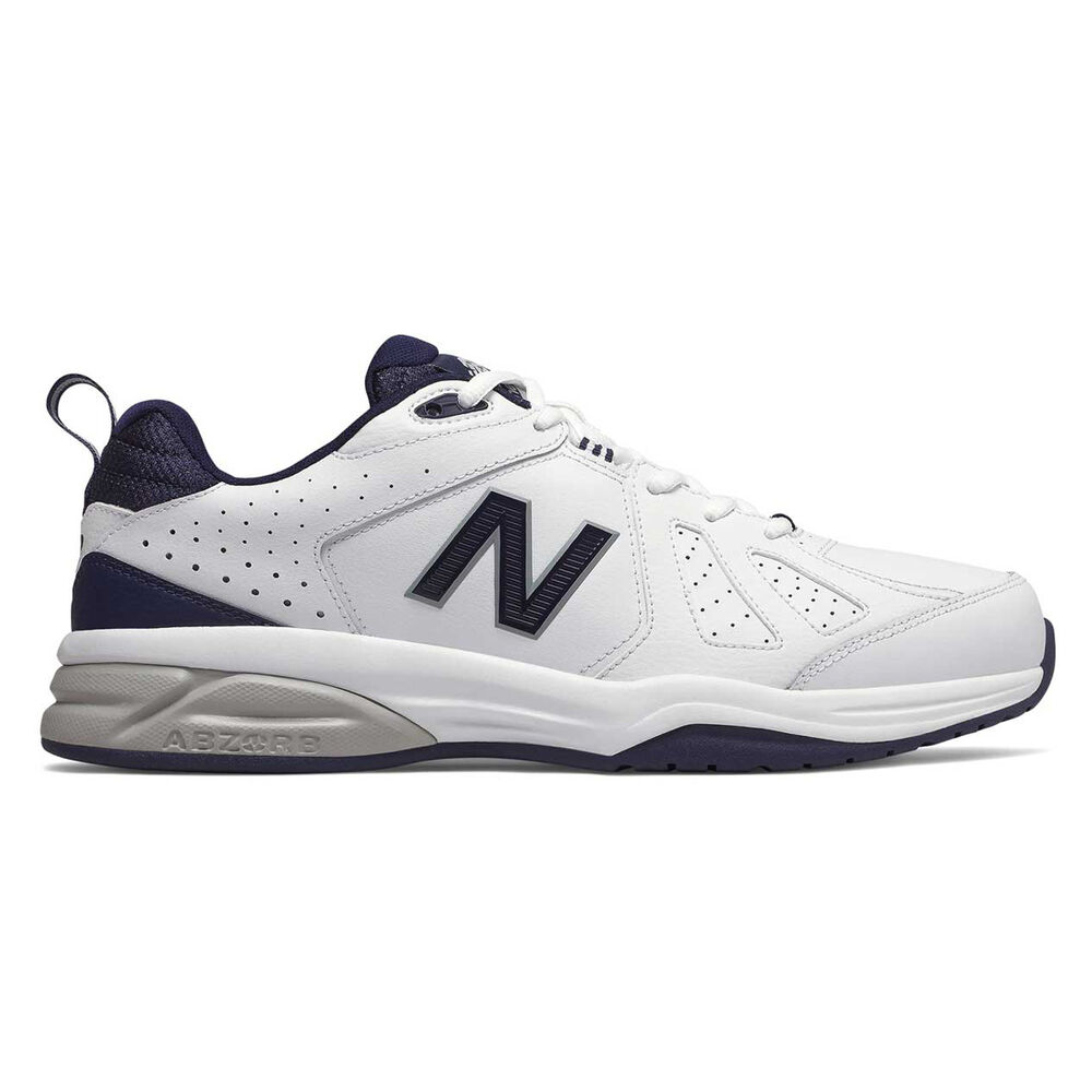 New Balance Men's 624 v5 (4E) White / Navy - shoeguru-au
