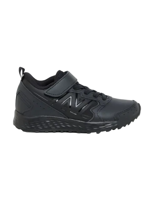 New Balance 650 Velcro Junior (M) Black / Black US11 Jnr through to US7 - shoeguru-au