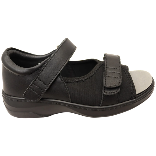 Propet Women's Pedwalker Sandal (D) Black