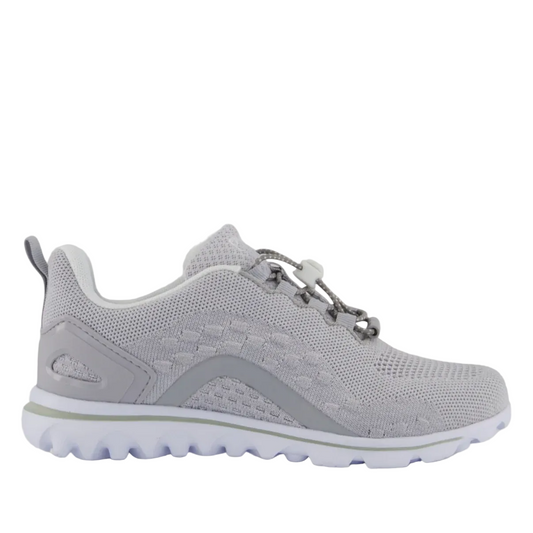 Propet Women's TravelActiv Axial (D) Silver / White