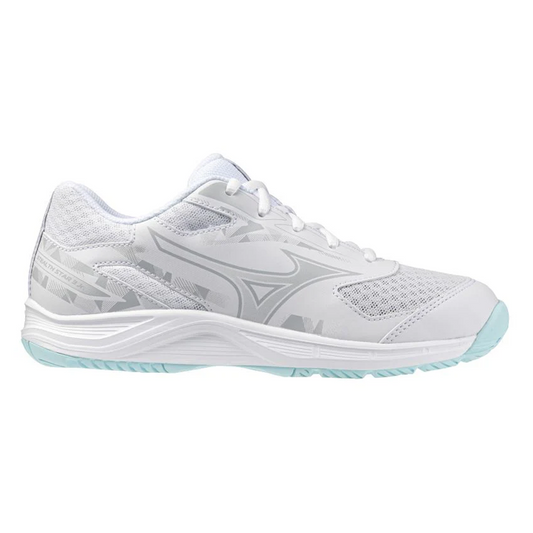 Stealth Star 3 Women's Netball White/Blue Tint - shoeguru-au