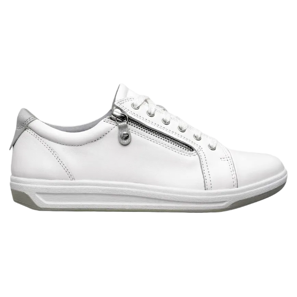 Ascent Women's Stratus Zip White - shoeguru-au