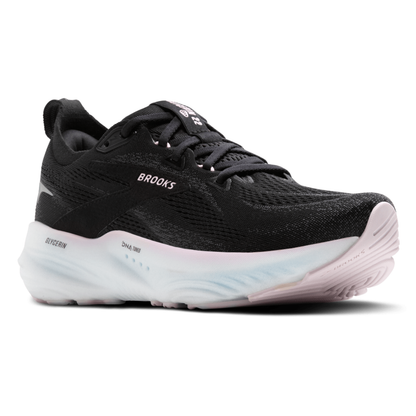 Brooks Women's Glycerin 22 (B) Black / Orchid Ice / White - shoeguru-au