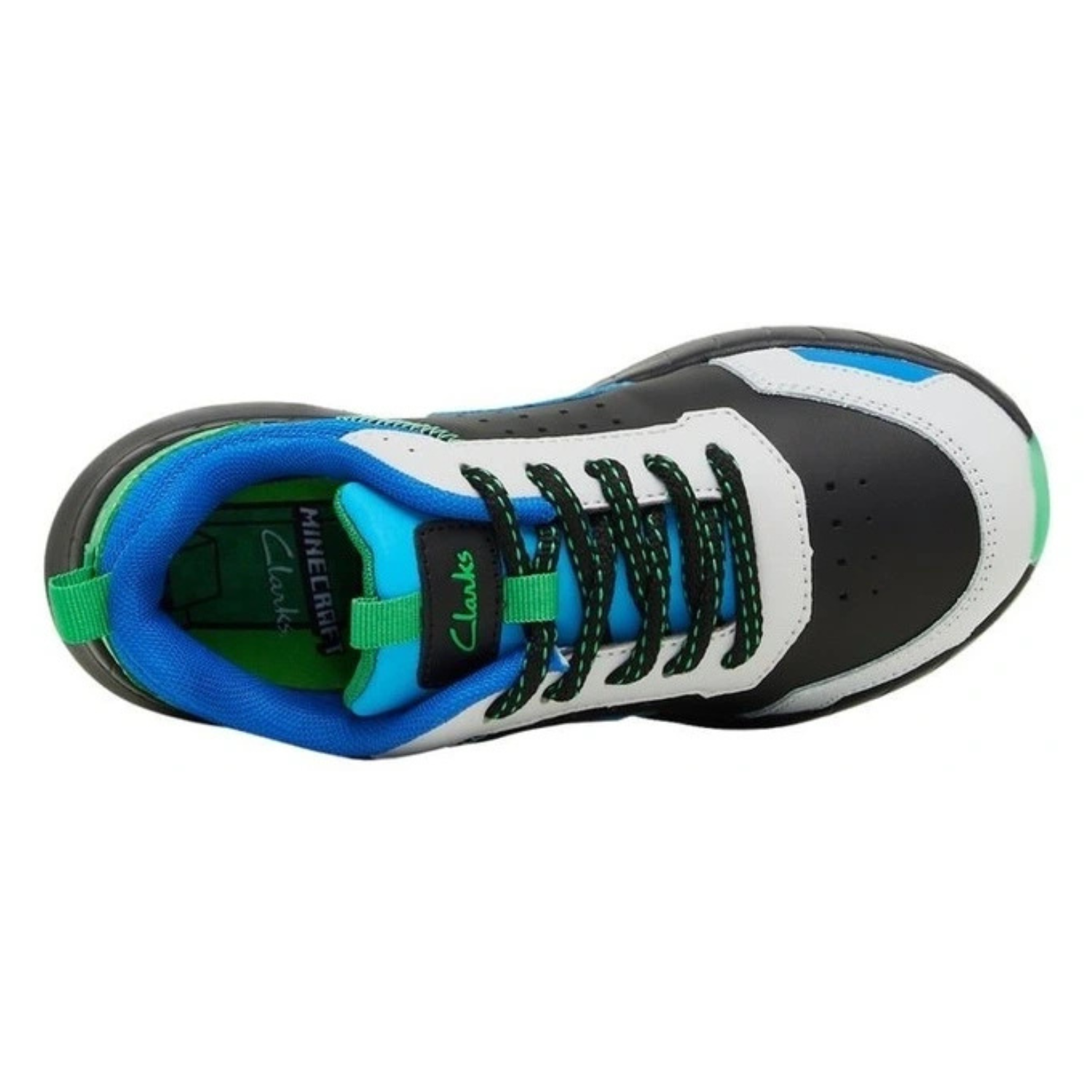 Clarks Hendrix (E+) Charcoal / Blue / Green - shoeguru-au