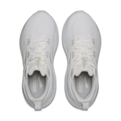 Brooks Women's Glycerin GTS 22 (D) White / White / Grey - shoeguru-au