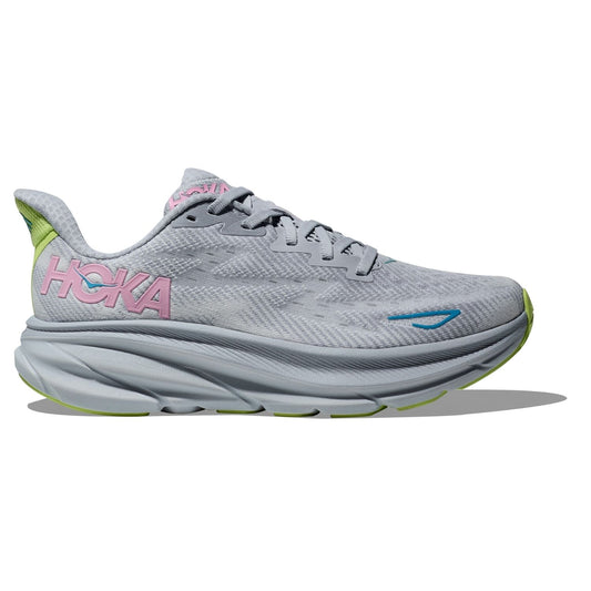 Hoka Women's Clifton 9 (D) Gull / Sea Ice - shoeguru-au