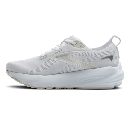 Brooks Women's Glycerin 22 (B) White / White / Grey - shoeguru-au