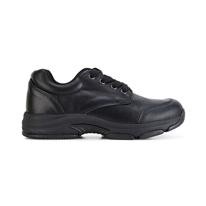 Clarks Alert Scuff Resistant Toe (E+) Black - shoeguru-au