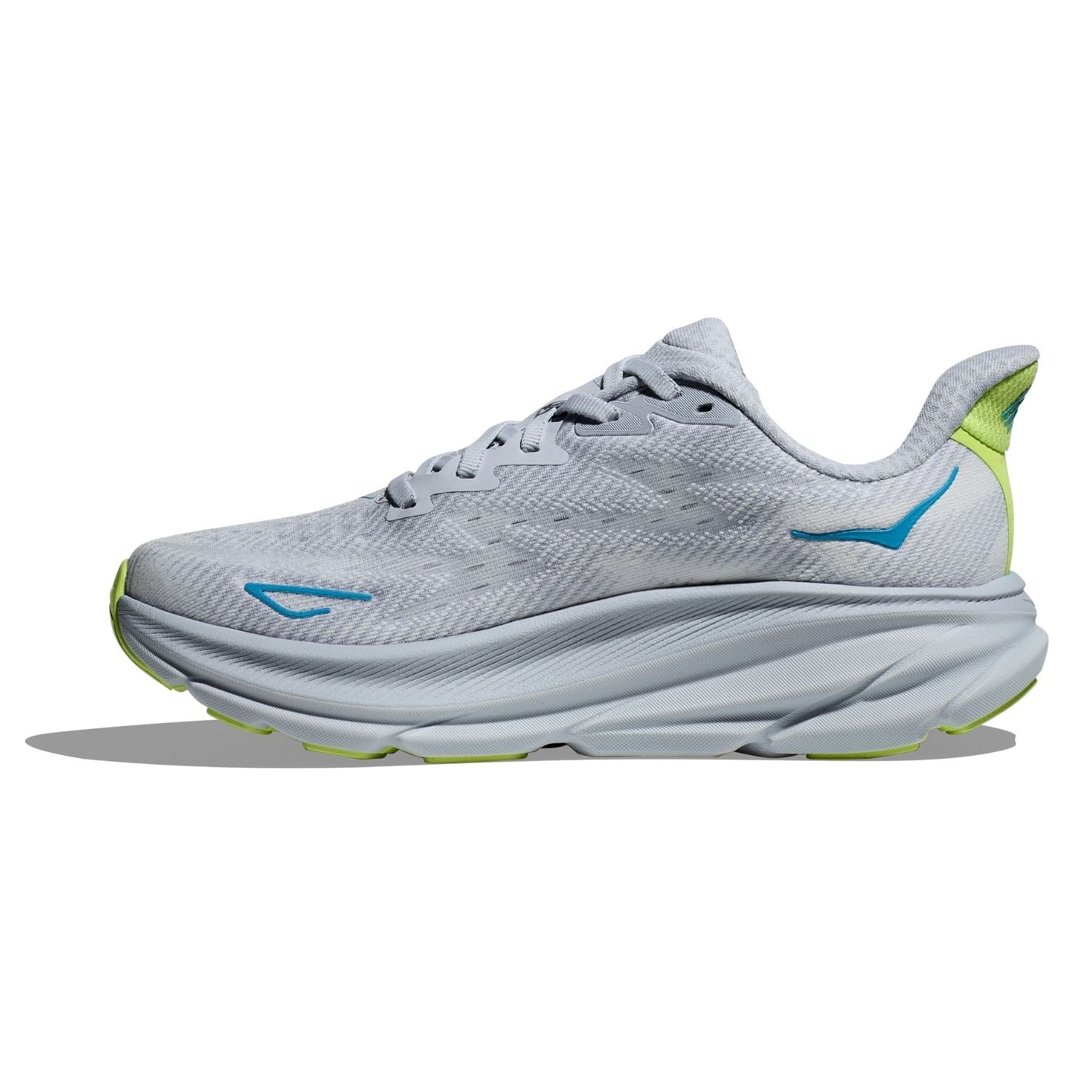 Hoka Women's Clifton 9 (D) Gull / Sea Ice - shoeguru-au