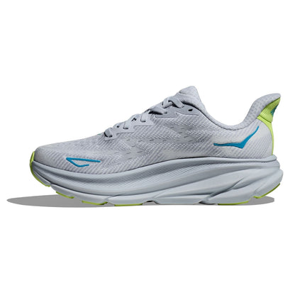 Hoka Women's Clifton 9 (D) Gull / Sea Ice - shoeguru-au