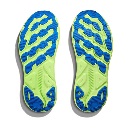 Hoka Men's Clifton 9 (D) Stardust / Electric Cobalt - shoeguru-au