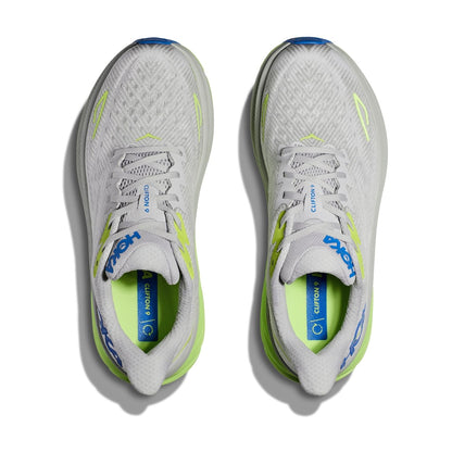 Hoka Men's Clifton 9 (D) Stardust / Electric Cobalt - shoeguru-au
