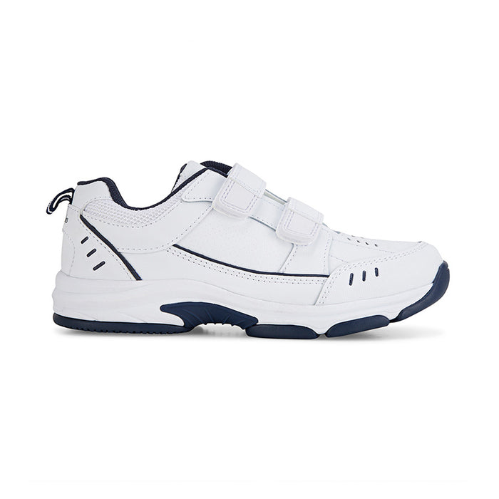 Clarks Advance (E+) White / Navy — White / Navy