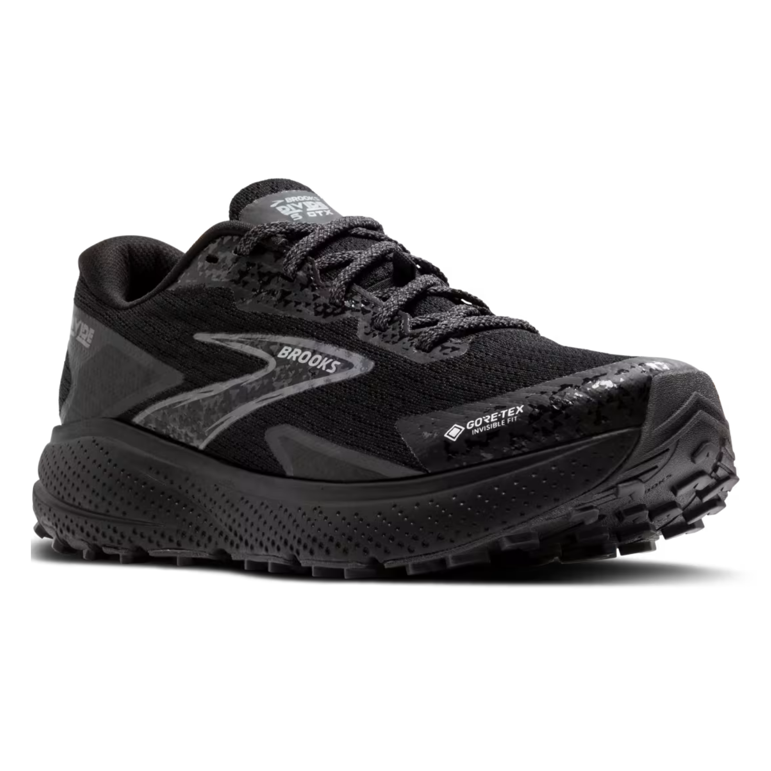 Brooks Men's Divide 5 GTX (D) Black / Alloy / Primer Grey - shoeguru-au