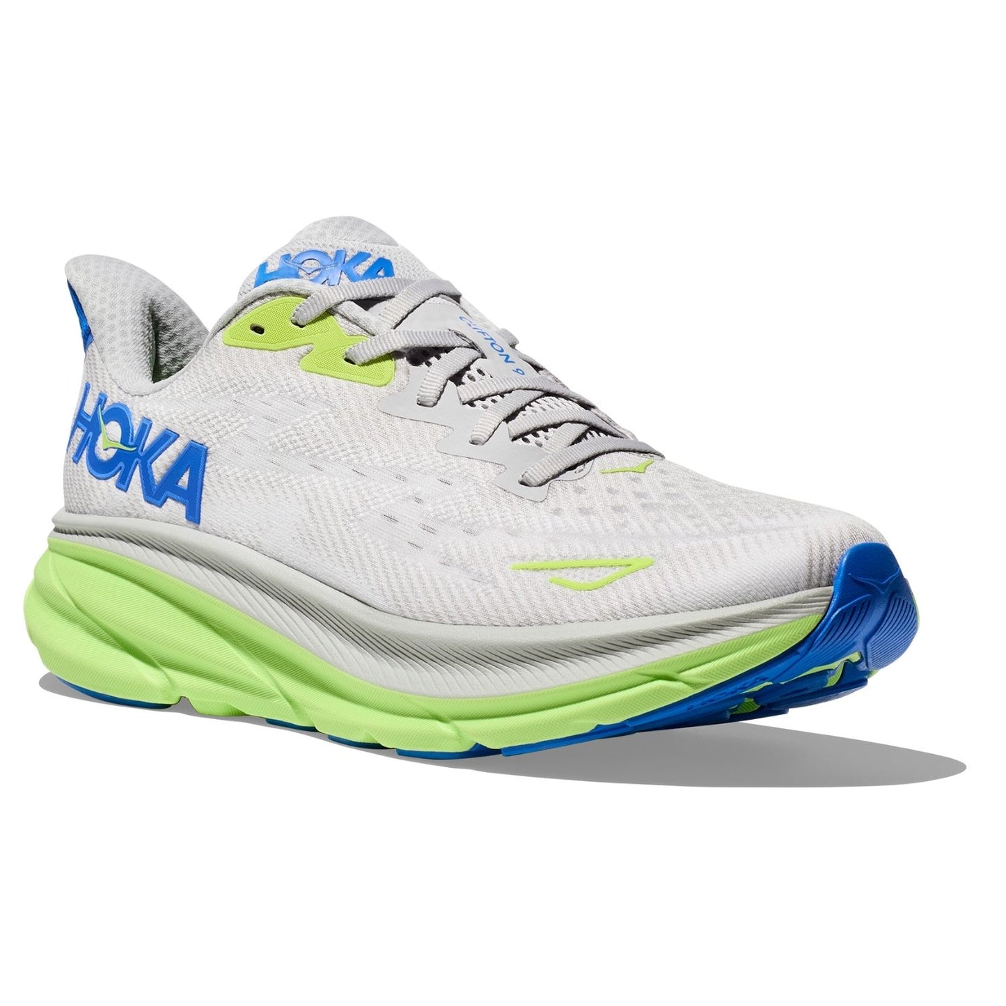 Hoka Men's Clifton 9 (D) Stardust / Electric Cobalt - shoeguru-au