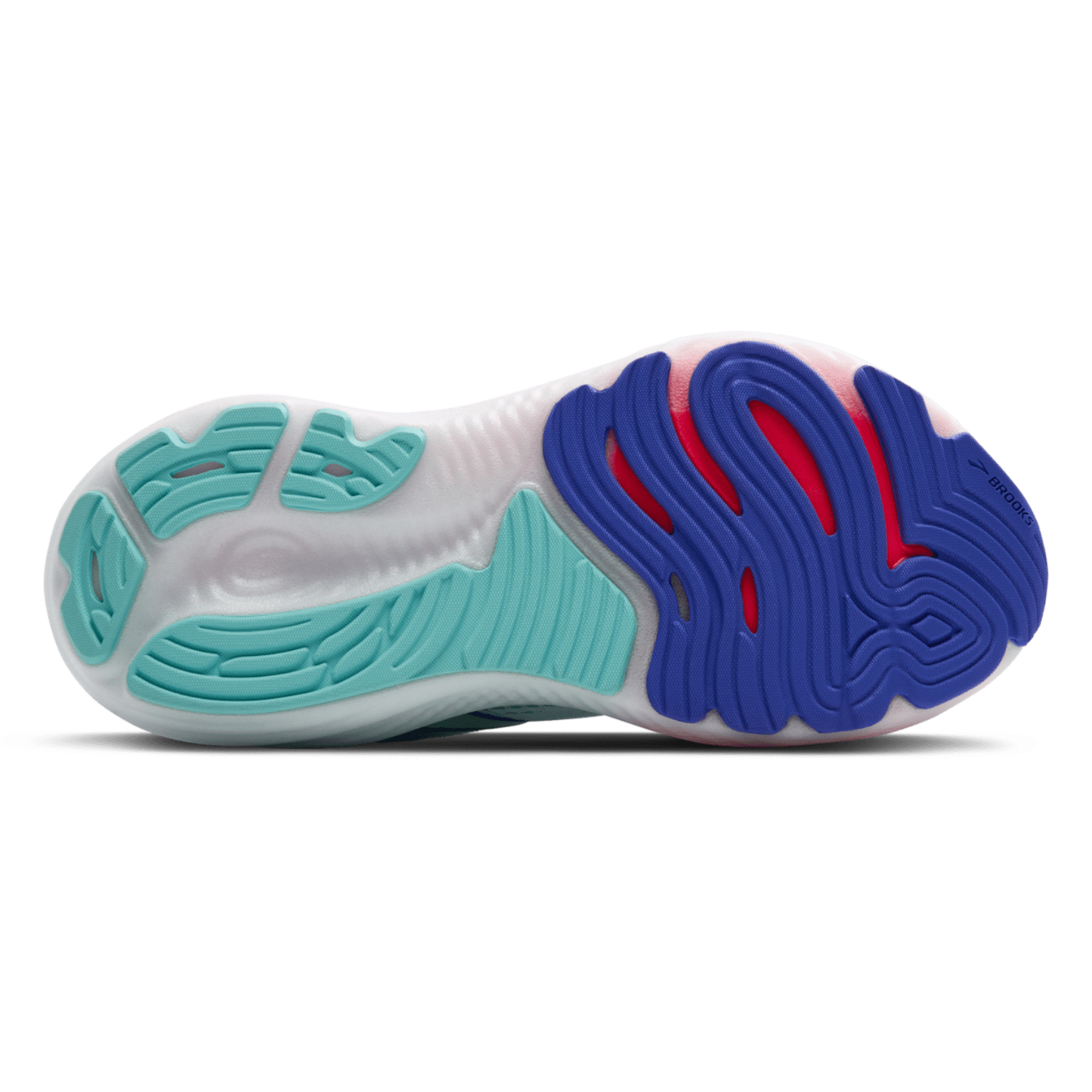 Brooks Women's Glycerin GTS 22 (B) White / Amparo Blue - shoeguru-au