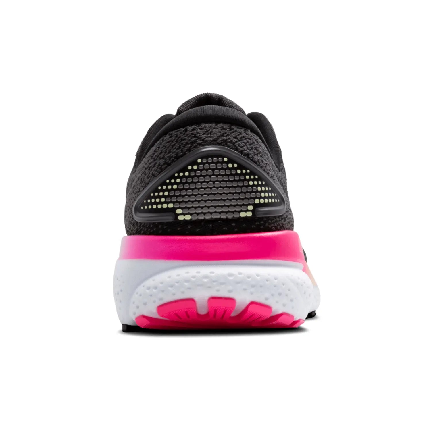 Brooks Women's Ghost 16 (D) Black / Pink / Yellow - shoeguru-au