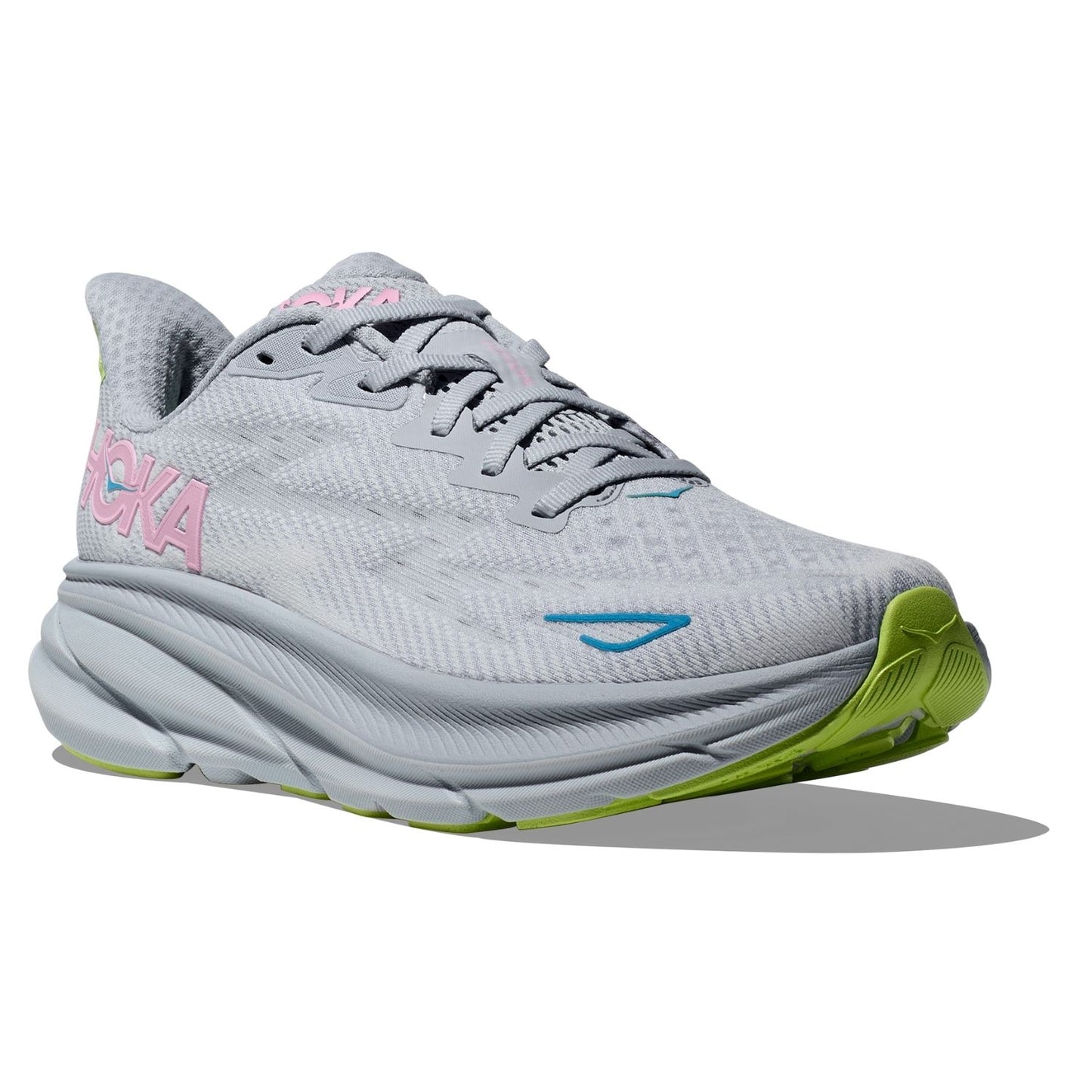 Hoka Women's Clifton 9 (D) Gull / Sea Ice - shoeguru-au