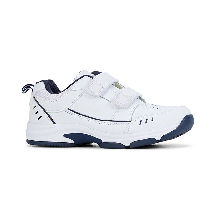 Clarks Advance (E+) White / Navy — White / Navy