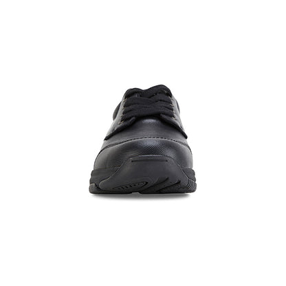 Clarks Alert Scuff Resistant Toe (E+) Black - shoeguru-au
