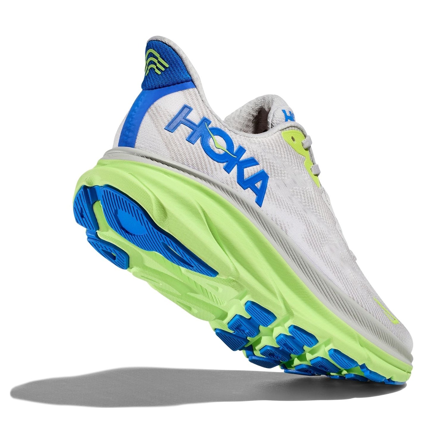 Hoka Men's Clifton 9 (D) Stardust / Electric Cobalt - shoeguru-au