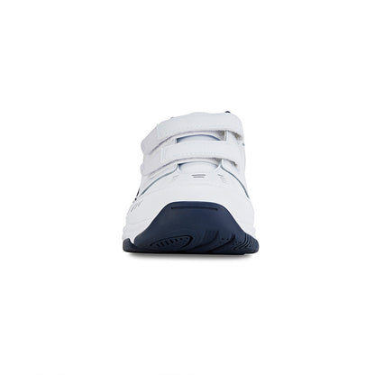 Clarks Advance (E+) White / Navy - shoeguru-au