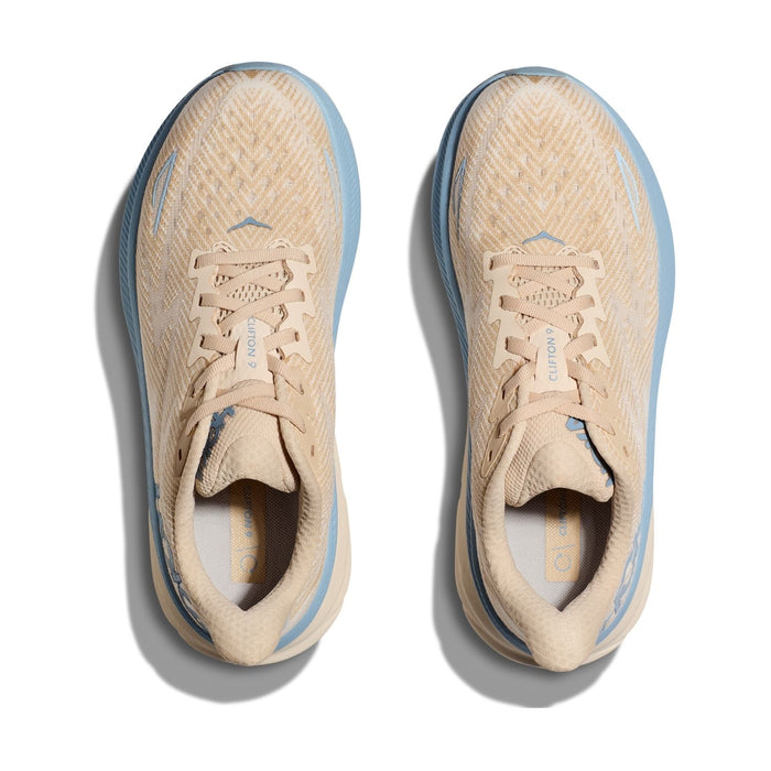 Hoka Women's Clifton 9 (B) Oak / Alabaster — Oak / Alabaster