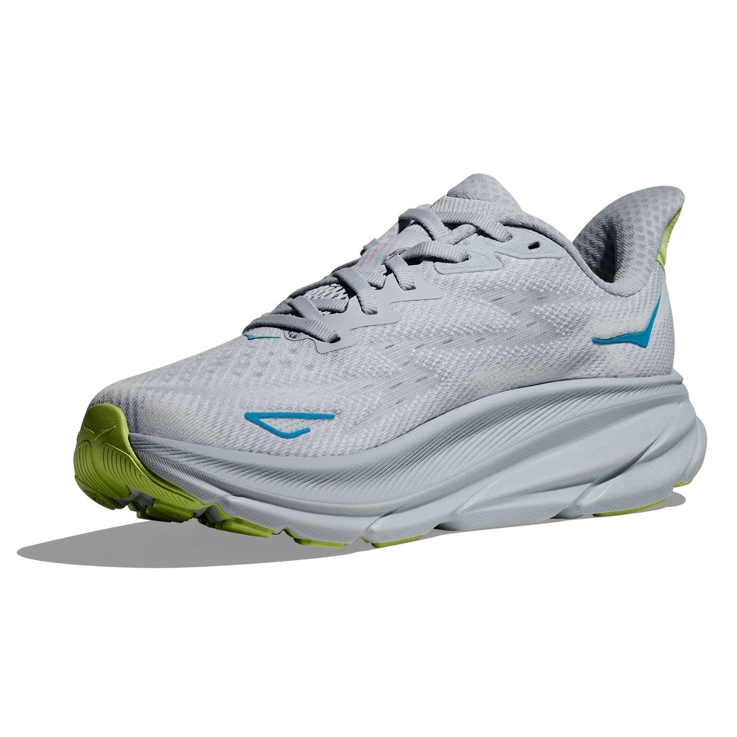 Hoka Women's Clifton 9 (D) Gull / Sea Ice - shoeguru-au