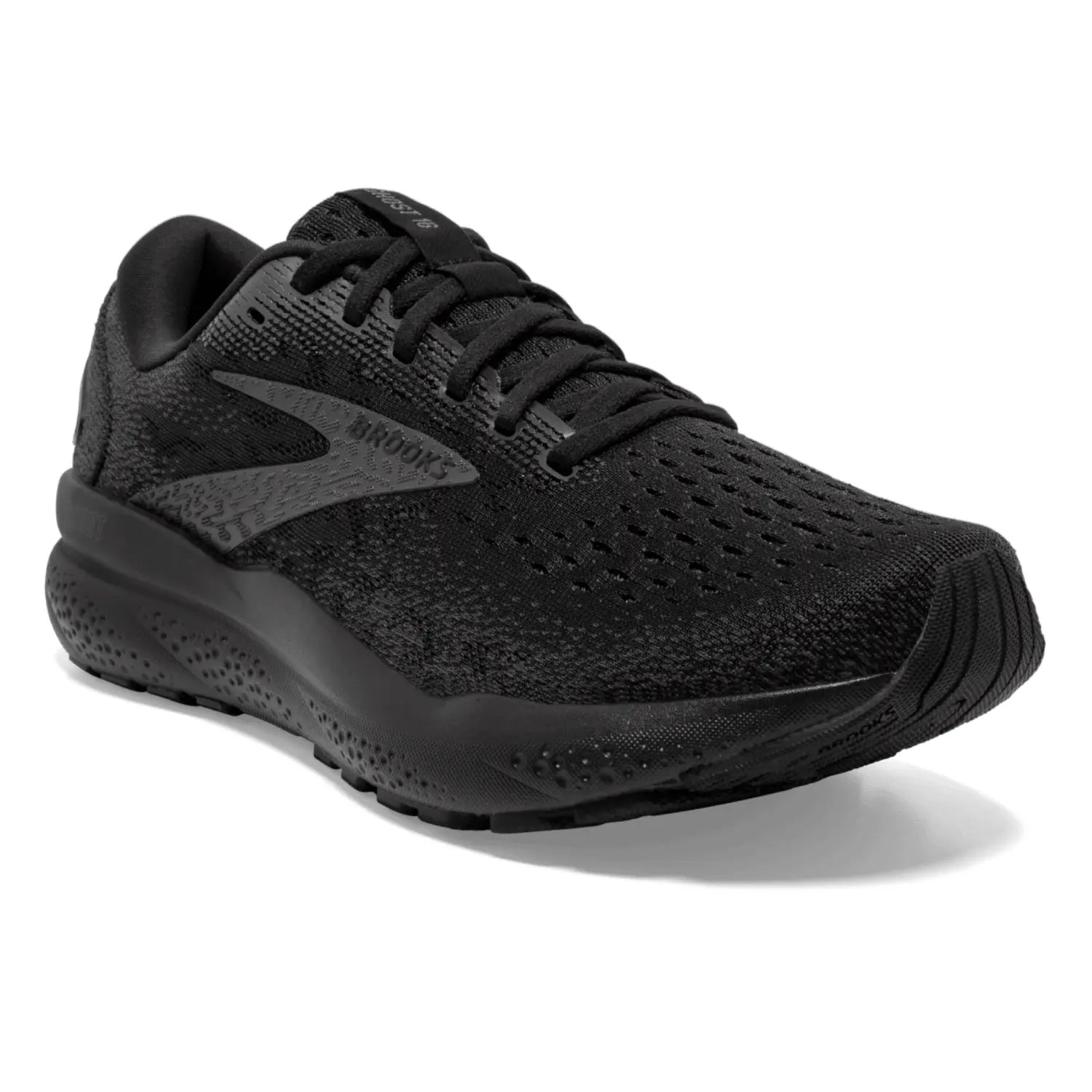 Brooks Men's Ghost 16 GTX (D) Black / Black - shoeguru-au