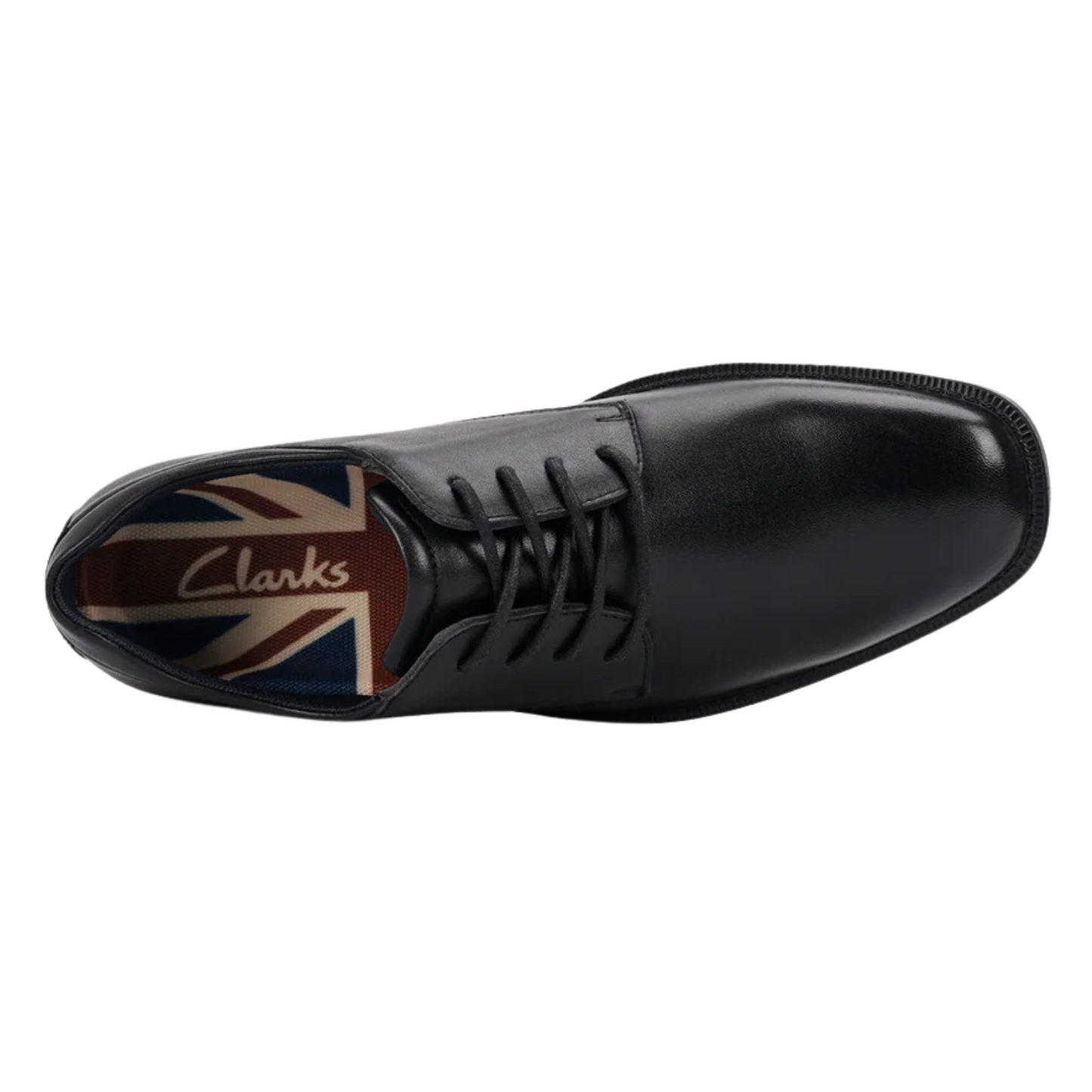 Clarks Boston (E) Black - shoeguru-au