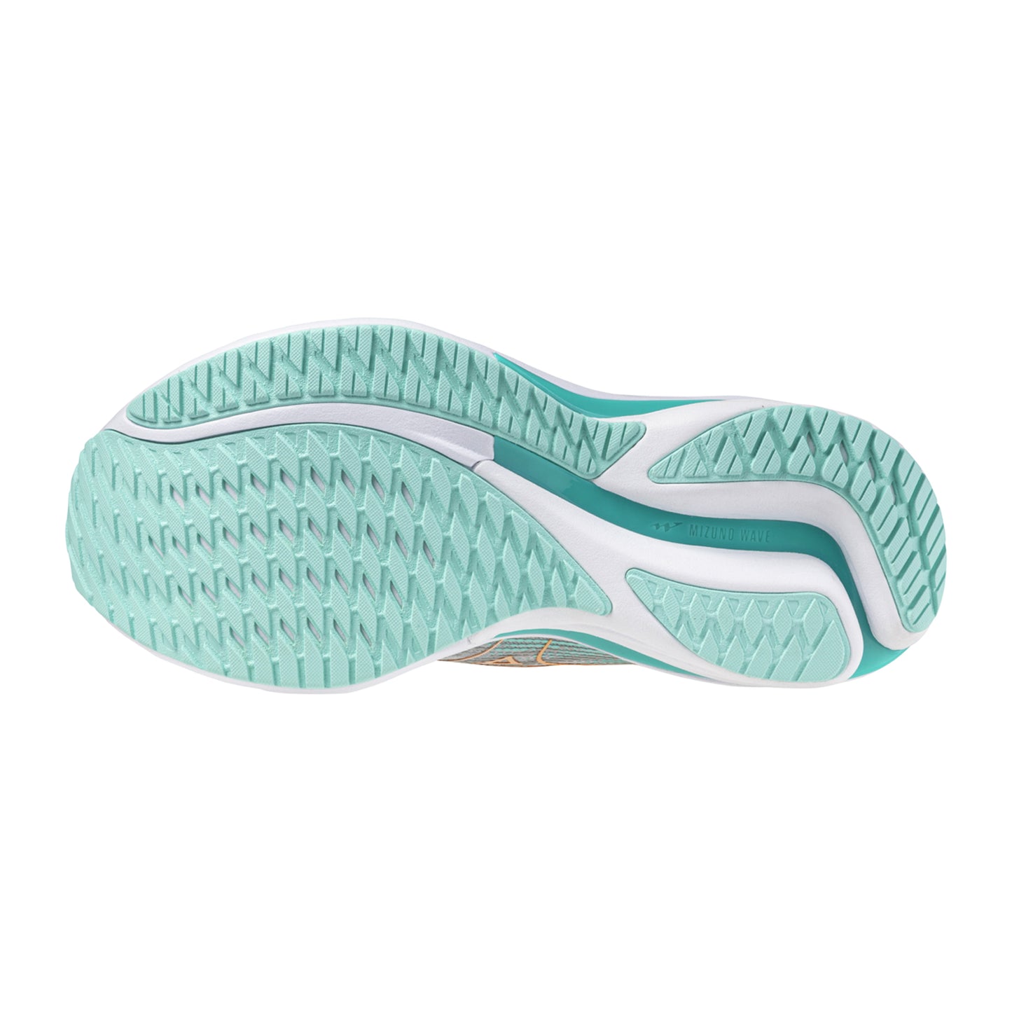 Mizuno Women's Wave Rider 28 (B) Harbour Mist / White / Aruba Blue - shoeguru-au