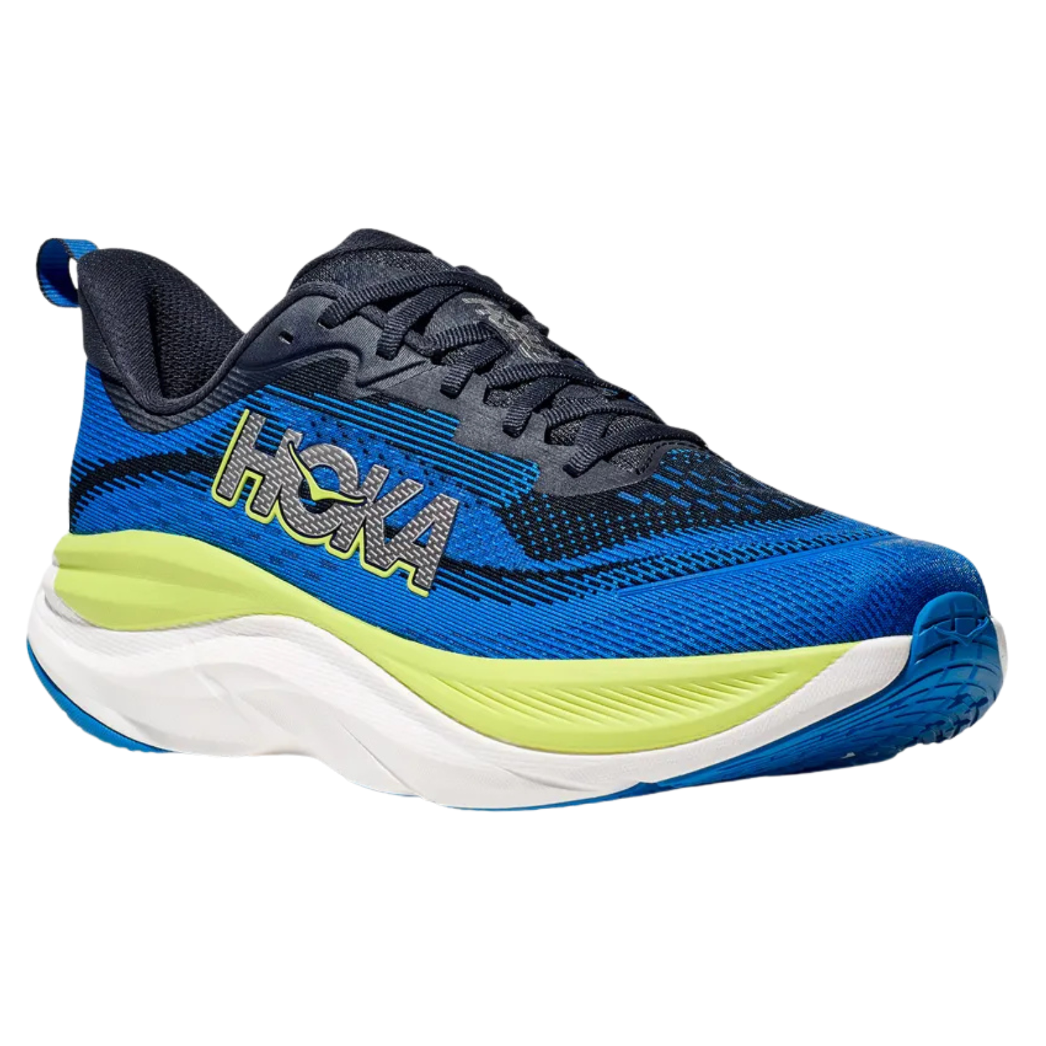 Hoka Men's Skyflow (D) Varsity Navy / Electric Cobalt - shoeguru-au
